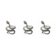 thumbnail image 3 of Qarigey anillos de tamaño ajustable tendencia anillo de amistad exagerada fuente de joyería de aleación para fiesta vacaciones solo aro / plata Type1 NO1 Qarigey CBP283270, 3 of 6
