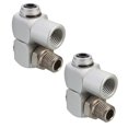 thumbnail image 1 of Conector de aire giratorio de 360 grados NPT de 1/4'', 2 piezas, accesorios de aire giratorios industriales de 1/4 de pulgada, 1 of 7