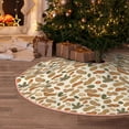 thumbnail image 5 of Fotbe Set With Peanut Pattern Christmas Tree Skirt, Tree Skirts Plush Christmas Decorations, Christmas Tree Skirts Xmas Decorations Holiday Party Decor-30", 5 of 6
