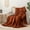 Brown, variant on Taibuwu Light Luxury Solid Color Flannel Blanket Lunch Break air-Conditioned Office Warm Comfort Blanket Cozy Lovely Plush Blanket Gift, Multi-Color Four Seasons Optional (50''x60'')