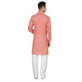 thumbnail image 2 of Cotton Indian Summer Ethnic Wear Designer Style Bollywood Kurta Pyjama Pathani, 2 of 5