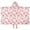Pink Bows and, variant on Pink Bows and Baseballs Pattern Hooded Bath Towel,50"x30" for Ages 3 To 12 Kids, Quick Dry Lightweight Soft Microfiber Hood Beach Towel Cover Up for Kids
