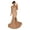 Golden, variant on BAETEUY Women Evening Dress - Deep V Neck Split Hem Sequin Skinny Fishtail Hem Prom Dress
