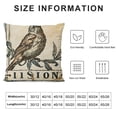 thumbnail image 5 of Qinduosi Vintage Farmhouse Bunny Throw Pillow Covers Retro Farm Rabbit Home Décor Throw Pillow Case Cushion Cover " Set of (Vintage Rabbit), 5 of 5