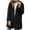 Black, variant on cocolona Womens Winter Fuzzy Fleece Jackets Oversized Open Front Cardigan Sweaters Casual Solid Color Long Sleeve Hooded Coats