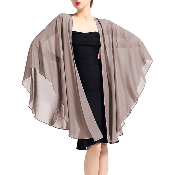 Estola de gasa tipo bolero para mujer, vestido de noche, fiesta, boda, novia, primavera y verano, chaqueta