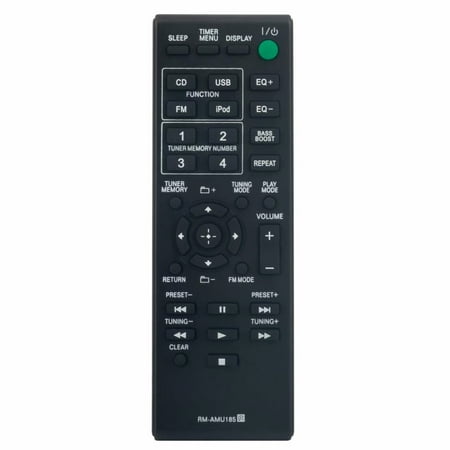 New RM-AMU185 Remote Control For Sony Audio System HCD-EC619iP MHC-EC619IP