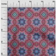 thumbnail image 2 of oneOone Cotton Cambric Pink Fabric Asian Block Floral Sewing Fabric By The Yard Printed Diy Clothing Sewing Supplies 56 Inch Wide, 2 of 4