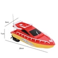 thumbnail image 2 of Kids Mini RC Boat 2.4GHz 4 Channels High Speed Racing Boat Toy Electric Boat Toy, 2 of 10