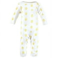 thumbnail image 4 of Hudson Baby Unisex Baby Cotton Coveralls, Eggstra Cute, 6-9 Months, 4 of 5