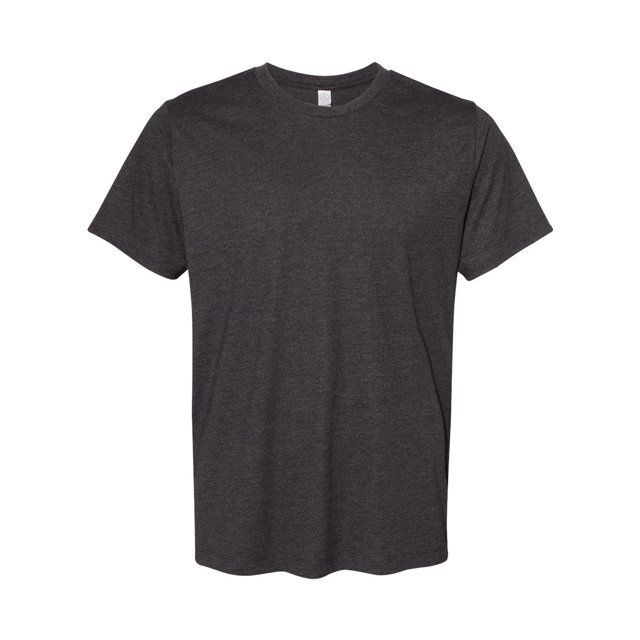 Alternative Cotton Jersey Go-To Tee, 3XL, Heather Black