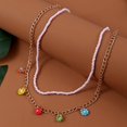 thumbnail image 2 of Collier à Breloques Collier Clavicule Pendentif Fait Main en Couches Bohème Collier, 2 of 9