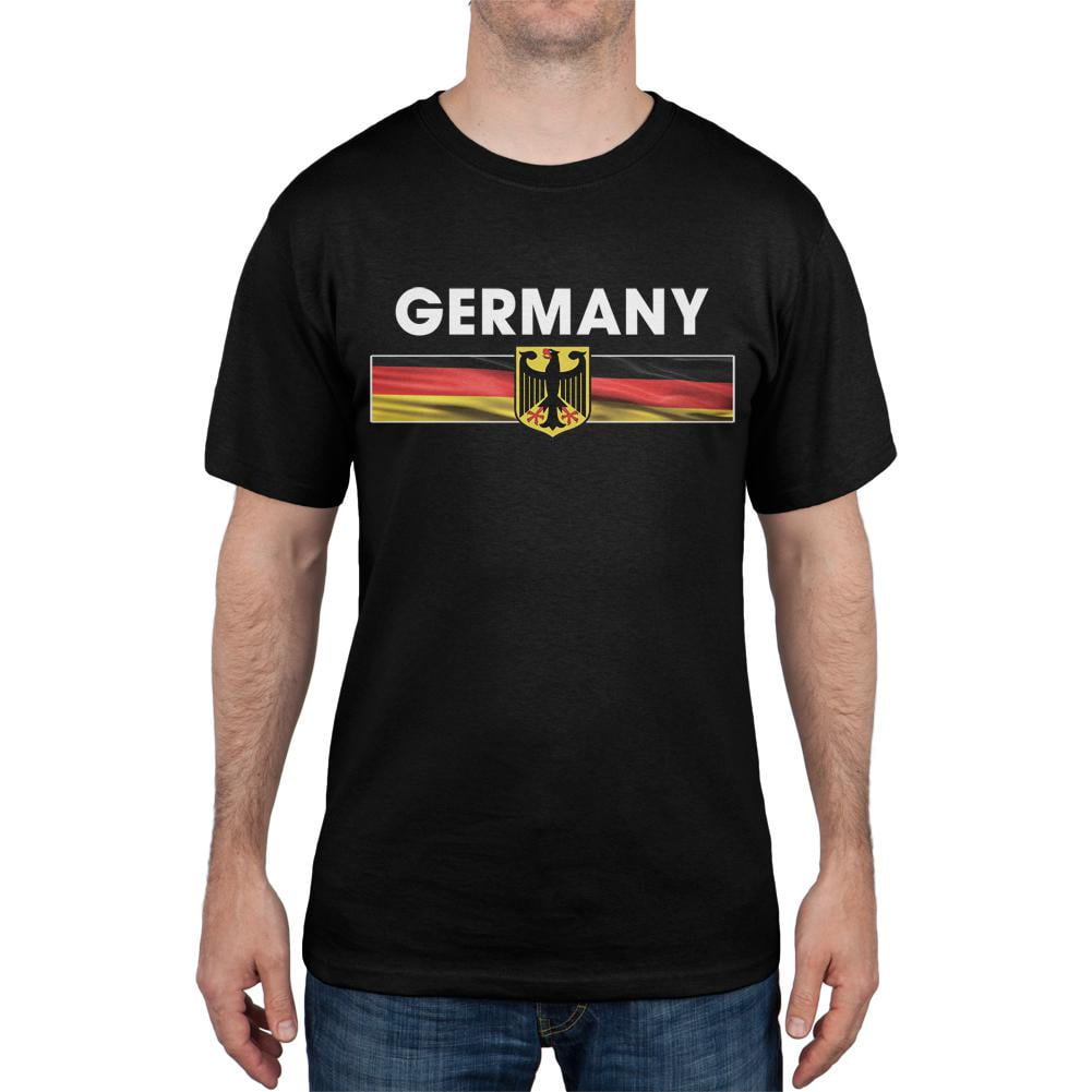 Germany Pride  Long Sleeve Thermal Distressed German Coat of Arms Eagle