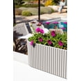 thumbnail image 4 of Veradek Demi Series Window Box 36" Plastic-Stone Planter - (White/1 Pack), 4 of 9