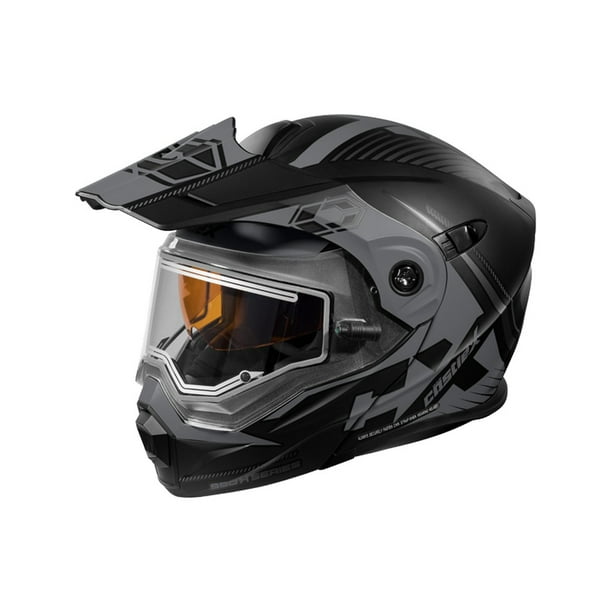 Castle X Exo Cx950 Focus Electric Shield Snow Helmet Matte Black Gray Walmart Com Walmart Com