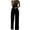 Black, variant on IROINNID Sleeveless Suspender Jumpsuit For Women Full-Length Halter Jumpsuit Casual Wide Leg Pants Jumpsuit