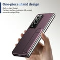 thumbnail image 6 of for Samsung Galaxy Z Fold 4 Protect Case with Hidden Kickstand, Bulit-in Tempered Glass Screen & Lens Protection Shockproof Full Body Drop Fall Protection for Samsung Galaxy Z Fold 4, Winered, 6 of 9