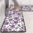 thumbnail image 2 of Kitchen Rugs Sets Of 2,Pioneer Flower Floral Print Pattern Anti Fatigue Kitchen Mat Rugs Non Slip Washable,Decorative Kitchen Floor Mats for Kitchen,Sink,Laundry,17"x47"+17"x47", 2 of 5
