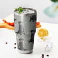 thumbnail image 3 of 30oz Black Labrador Tumblers Stainless Steel Tumbler with Lid and Straw,Vacuum Insulated Double Wall Travel Tumbler Cups Mug with Cleaning Brush for Coffee,Tea, 3 of 7