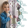 thumbnail image 3 of Blackout Kids Curtains,Pioneer Flower Floral Print Pattern Childrens Insulated Curtains Set Of 2,Bedroom Essentials,Toddler Room Decor 42"x54", 3 of 5