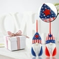 thumbnail image 5 of Wovilon 4Th Of July Patriotic Gnome Decorations, Handmade Mr & Mrs Usa Gnomes Plush Table Ornaments Gift For Independence Day Memorial Day Presidents Day Veterans Day Armed Forces Day, 5 of 5