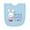 AE-Light Blue, variant on Inktastic My 1st Easter with Bunny and Easter Basket Newborn Bib