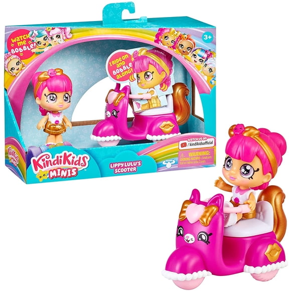 Kindi Kids Minis - Lippy Lulu's Scooter - Vehiculo de colecc Kindi Kids Kindi Kids