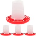thumbnail image 2 of Chicken Feed Trough Poultry Feeder Kit Automatic Supply Prevent Food From Getting Dirty Farmers 4Pcs, 2 of 4