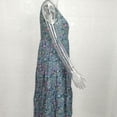 thumbnail image 3 of Vestido Sin Mangas Vestidos de playa de verano Vestidos sueltos con estampado floral de moda para el trabajo (Azul XL) Cgtredaw para Mujer Azul T S, 3 of 8