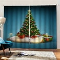 thumbnail image 4 of 3D Christmas Bedroom Window Curtains For, 4 of 6