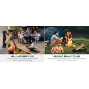 iToolMax Wall Mounted Firewood Kindling Splitter - 2024