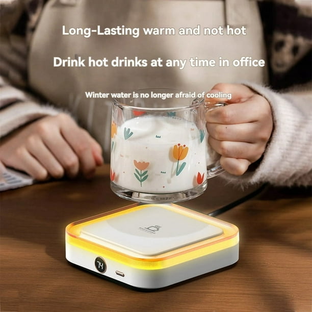 Smart Mug Warmer Coffee Warmer for Desk Auto Shut Off Coffee Cup Warmer for Desk Use Keep Beverages Warmer