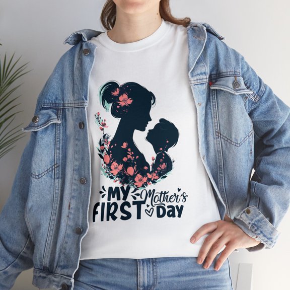 My First Mothers Day Shirt, Mom of Girl/Boy First Mothers Gift ID-0305-UPO5