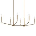 thumbnail image 4 of 52721CPZ Kichler Lighting Madden - 6 Light Chandelier-17.5 Inches Tall and 17.75 Inches Wide-Champagne Bronze Finish, 4 of 7