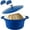 Blue, variant on 7QT Enameled Cast Iron Dutch Oven for Baking Sourdough, Non-Stick Ceramic Pot with Lid, Blue