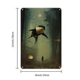 thumbnail image 2 of Vintage Orca Whale in Forest Metal Tin Sign - Iron Wall Art Decor for Home, Living Room, Bedroom, Office, Hotel, Cafe, Pub - Pre-Drilled, Weather-Resistant 8x12 Inch, 2 of 8