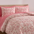 thumbnail image 4 of LammaLoe Twin XL Comforter Sets, 5 Piece Biomorphic Bed in a Bag, Dorm Bedding Comforter Set with Sheets, Modern Bed Set, Pink, 4 of 6