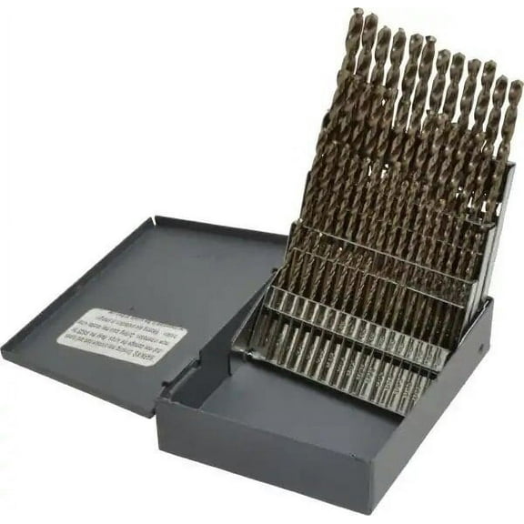 TopLine Drill Bit Set M42 Cobalt #1 - #60