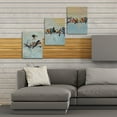 thumbnail image 4 of Bird Canvas Wall Art for Bedroom 12 x 16 3 Pieces Rustic Wall Decor Animal Picture Framed Artwork Vintage Theme Prints Paintings Ready to Hang for Home Bathroom Kitchen Office ons, 4 of 6