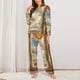 thumbnail image 2 of Balery Golden Drapes Pillars Clouds Conjunto de Pijama con Estampado para Mujer, Conjunto de Dos Piezas con Manga Larga, Ropa de Dormir Suave con Bolsillos, Pijamas Cómodos-Large, 2 of 7
