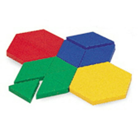UPC 765023003598 product image for Learning Resources Plastic Pattern Blocks  Set of 100 | upcitemdb.com