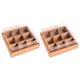 thumbnail image 4 of Cajas de panadería, cajas de embutidos, inserción de rejilla, contenedores cuadrados para comida, recipientes para postres para fiesta, Mini pasteles 9 Inserción de cuadrícula, 4 of 8