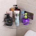 thumbnail image 1 of Estante Del Duradero Estante De De 1 Niveles Cocina Canasta De Almacenamiento Adhesivo De Succión Macarena Rack de almacenamiento de baño, 1 of 6