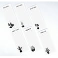 thumbnail image 3 of Inkdotpot Pack of 6 Funny Magnetic Dry Erase List For Fridge, Wipe Clean w/ NoStain, Quick Notes Shopping & Grocery List Whiteboard for Fridge, 8.75" x 3.8"(Plants), 3 of 6