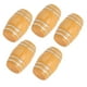 thumbnail image 3 of Barril de vino en miniatura, 5 piezas de cerveza de madera en miniatura, casa de muñecas, barril de cerveza en miniatura, modelo de barril de vino en miniatura de madera, probado profesionalmente, 3 of 8