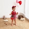 thumbnail image 6 of ZHOGXU Big Kids Girls Dress Sleeveless Turndown Collar Patchwork Strawberry Print Mesh Comfortable Stylish Dresses For Party Red 9-12 Months, 6 of 6