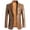 Yellow, variant on Men Leather Jackets Men's Solid Color Leather Suit Fashionable No Iron Plus Leather Suit Black L