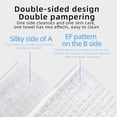thumbnail image 5 of Disposable Face Towels, 100% Viscose, 25×30 cm, 50 Count, 80 gsm EF Textured, Soft Absorbent Cleansing Cloths in Box, 5 of 6