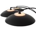 thumbnail image 4 of Saucer 3 Light Arc Floor Lamp - Matte Black, 4 of 11