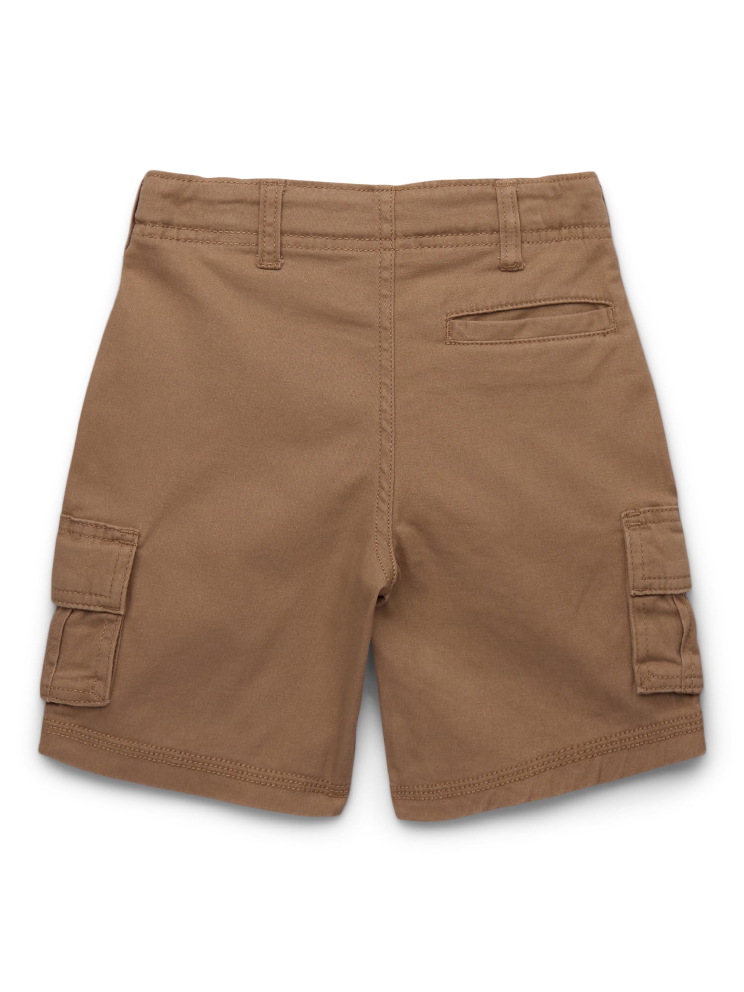 Wonder Nation Boys Twill Cargo Shorts, Size 4-18 & Husky